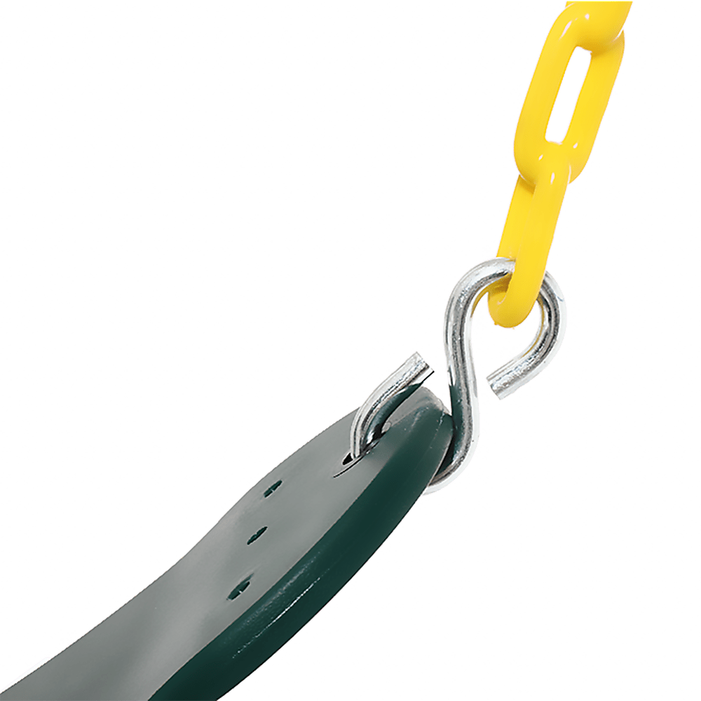 2 Pack Swings Seats Heavy Duty 66" Chain Plastic Coated Playground Swing for kids outdoor play - PlayScapes Australia