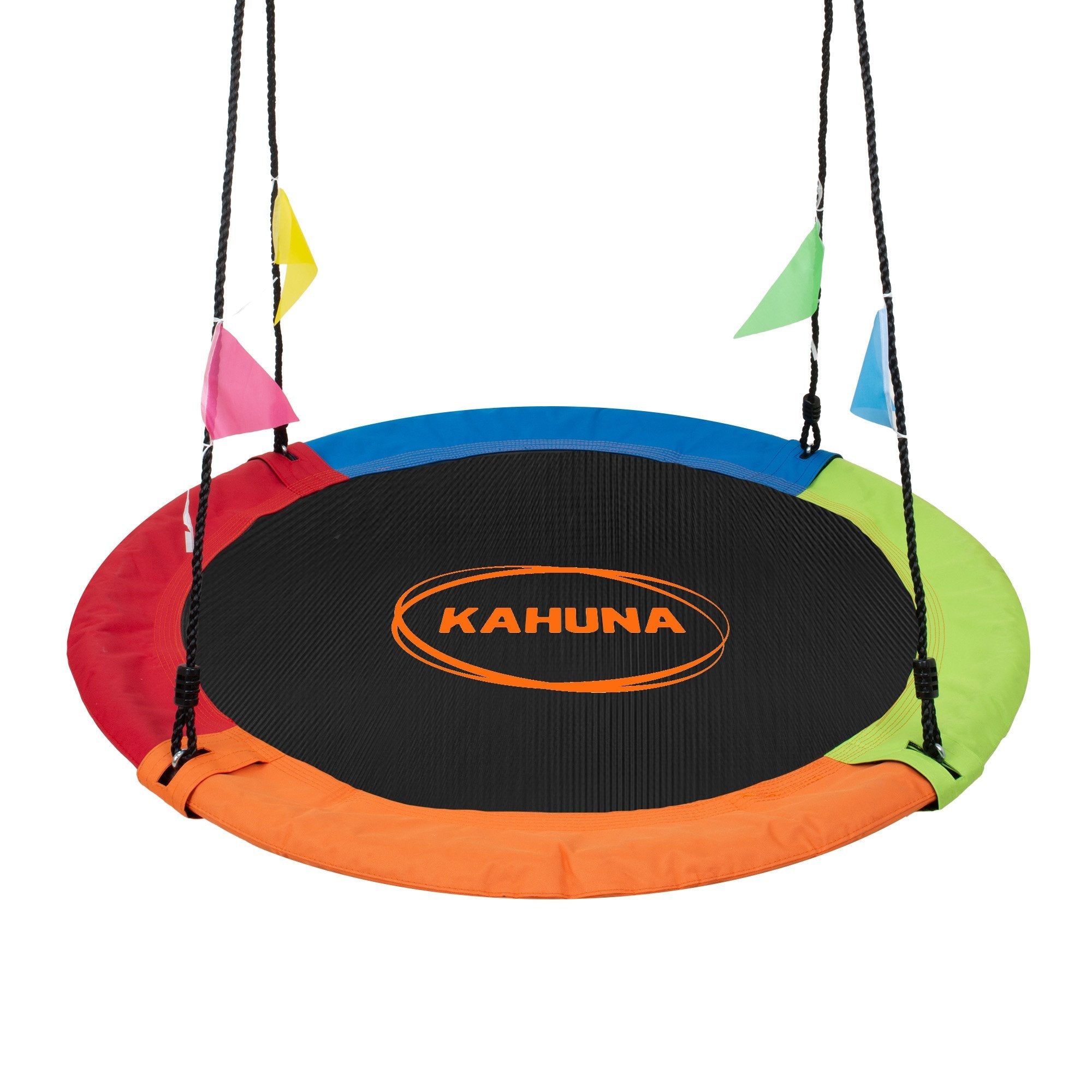 Kahuna Kids 1.2m Tree Saucer Swing Set Round 400kg With Straps Capacity Outdoor for kids outdoor play - PlayScapes Australia