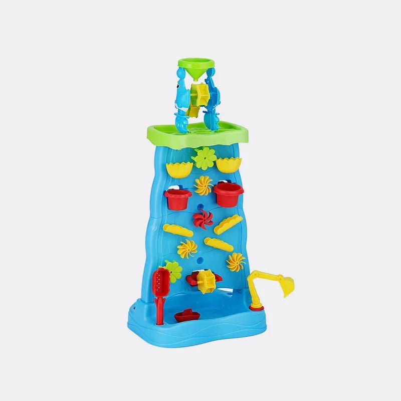 Keezi Kids Sand and Water Table Waterfall Wall Sandpit Toys Beach Shovel for kids outdoor play - PlayScapes Australia