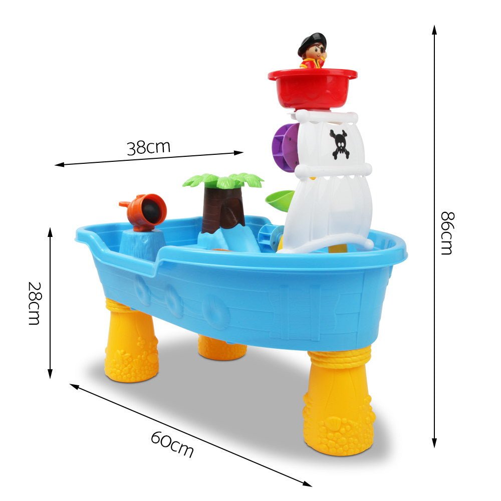 Keezi Kids Sandpit Pretend Play Set Sand Water Table Outdoor Beach Toy Children for kids outdoor play - PlayScapes Australia