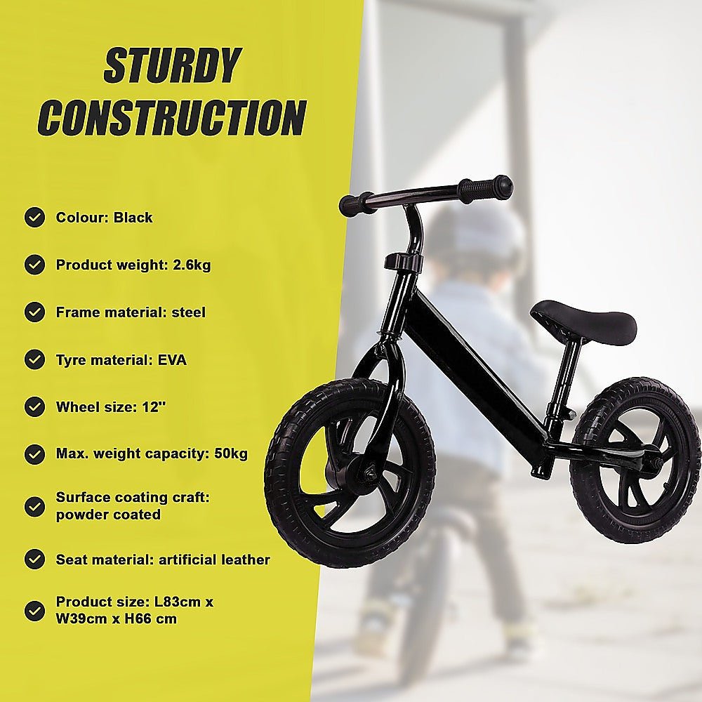 Kids Balance Bike Ride On Toys Push Bicycle Wheels for kids outdoor play - PlayScapes Australia