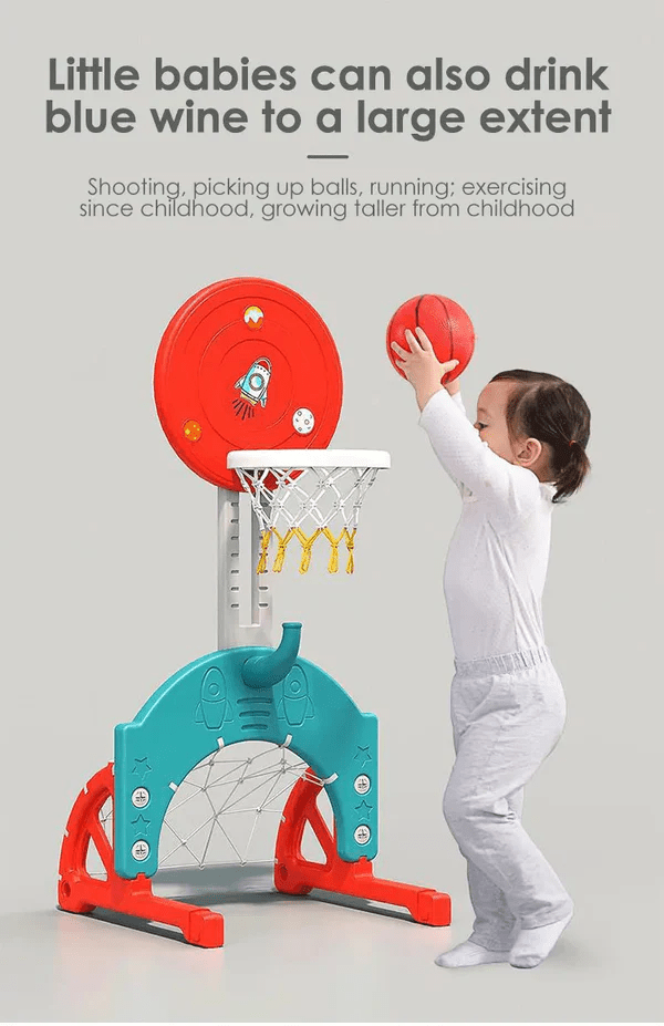 Kids Slide Swing Set Outdoor Toys Playground Activity Basketball Hoop for kids outdoor play - PlayScapes Australia