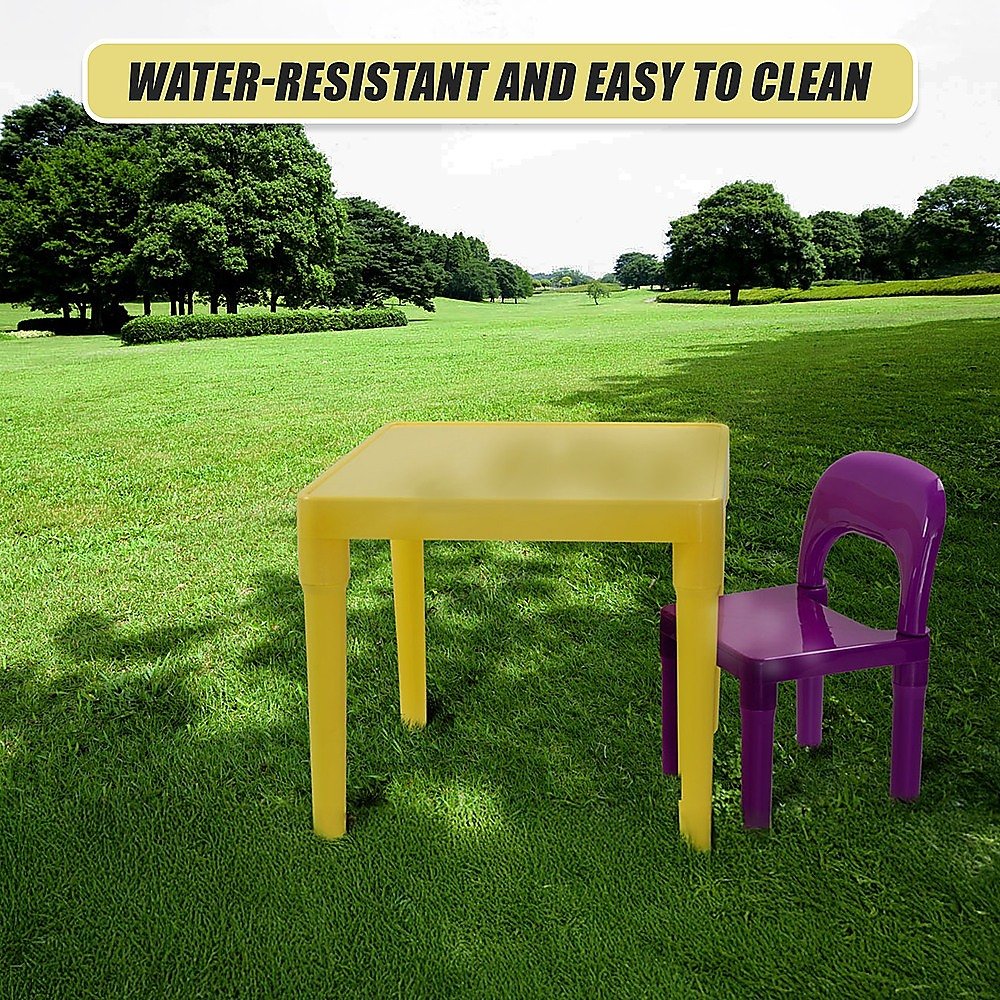 Kids Table and Chairs Play Set Toddler Child Toy Activity Furniture In - Outdoor for kids outdoor play - PlayScapes Australia