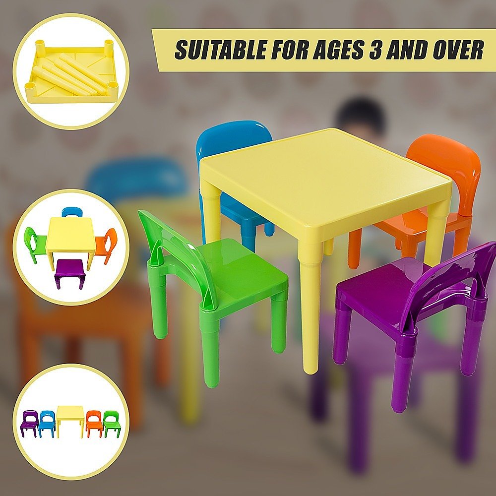 Kids Table and Chairs Play Set Toddler Child Toy Activity Furniture In - Outdoor for kids outdoor play - PlayScapes Australia