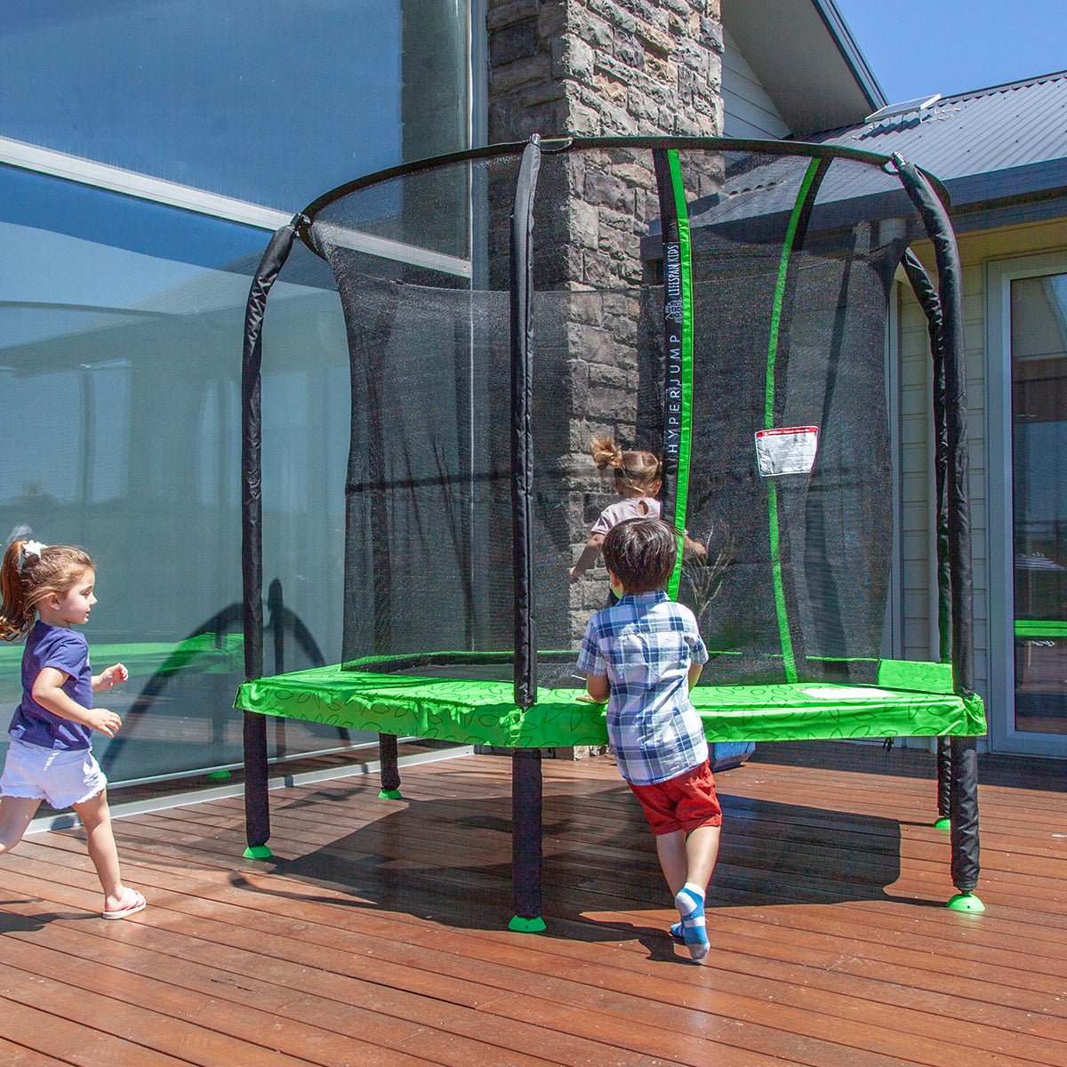 Lifespan Kids 7ft Springless Hoppy 2 Trampoline Set for kids outdoor play - PlayScapes Australia