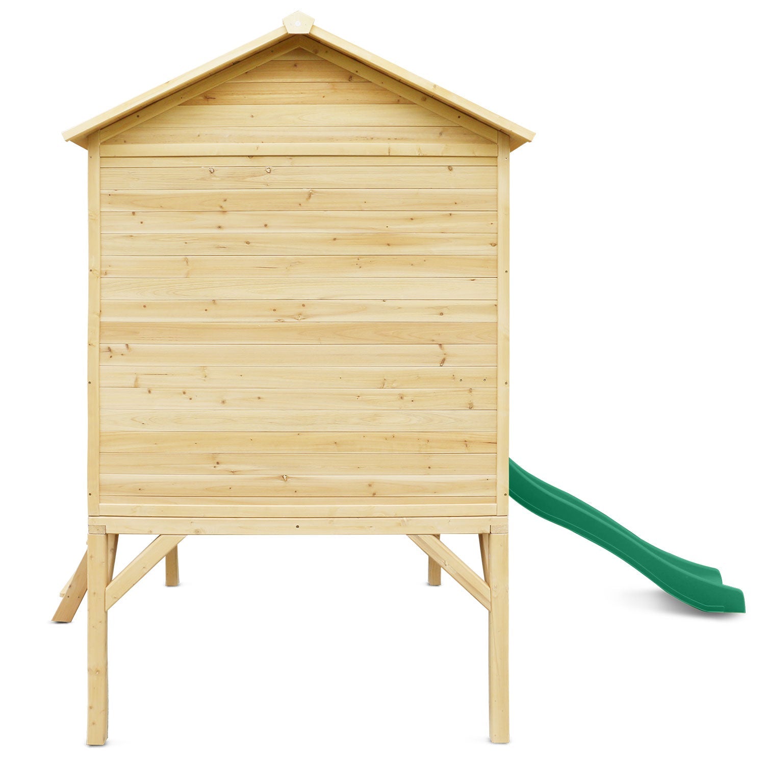 Lifespan Kids Archie Cubby House with Green Slide for kids outdoor play - PlayScapes Australia