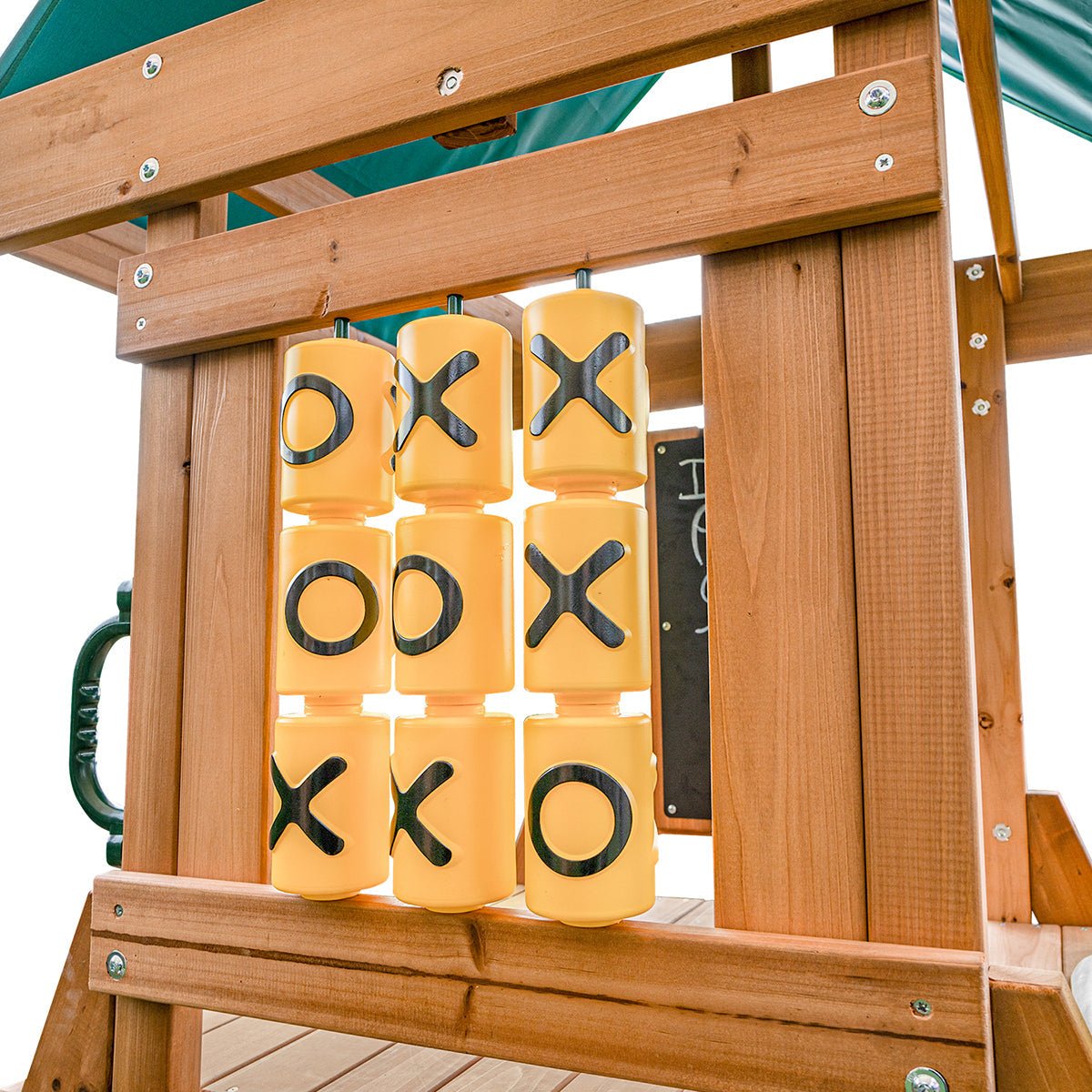 Lifespan Kids Birmingham Swing Set & Play Centre with 2.2m Slide (White) for kids outdoor play - PlayScapes Australia