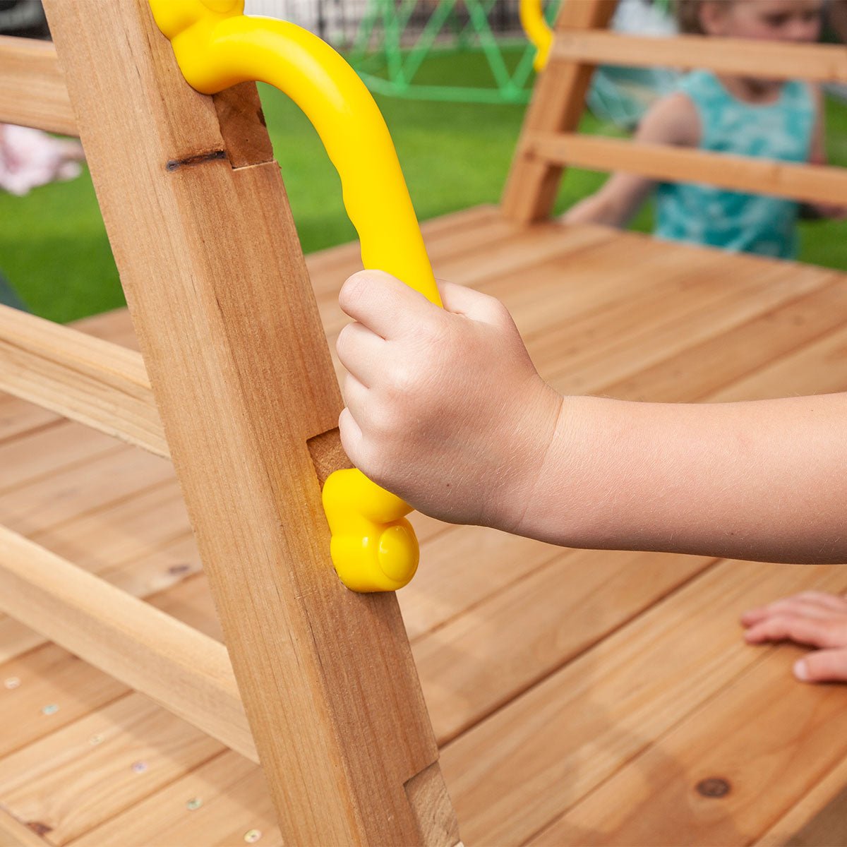 Lifespan Kids Cooper Climb & 1.8m Slide (Blue) for kids outdoor play - PlayScapes Australia