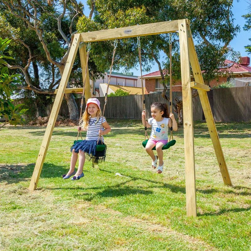 Lifespan Kids Holt 2 Double Swingset for kids outdoor play - PlayScapes Australia