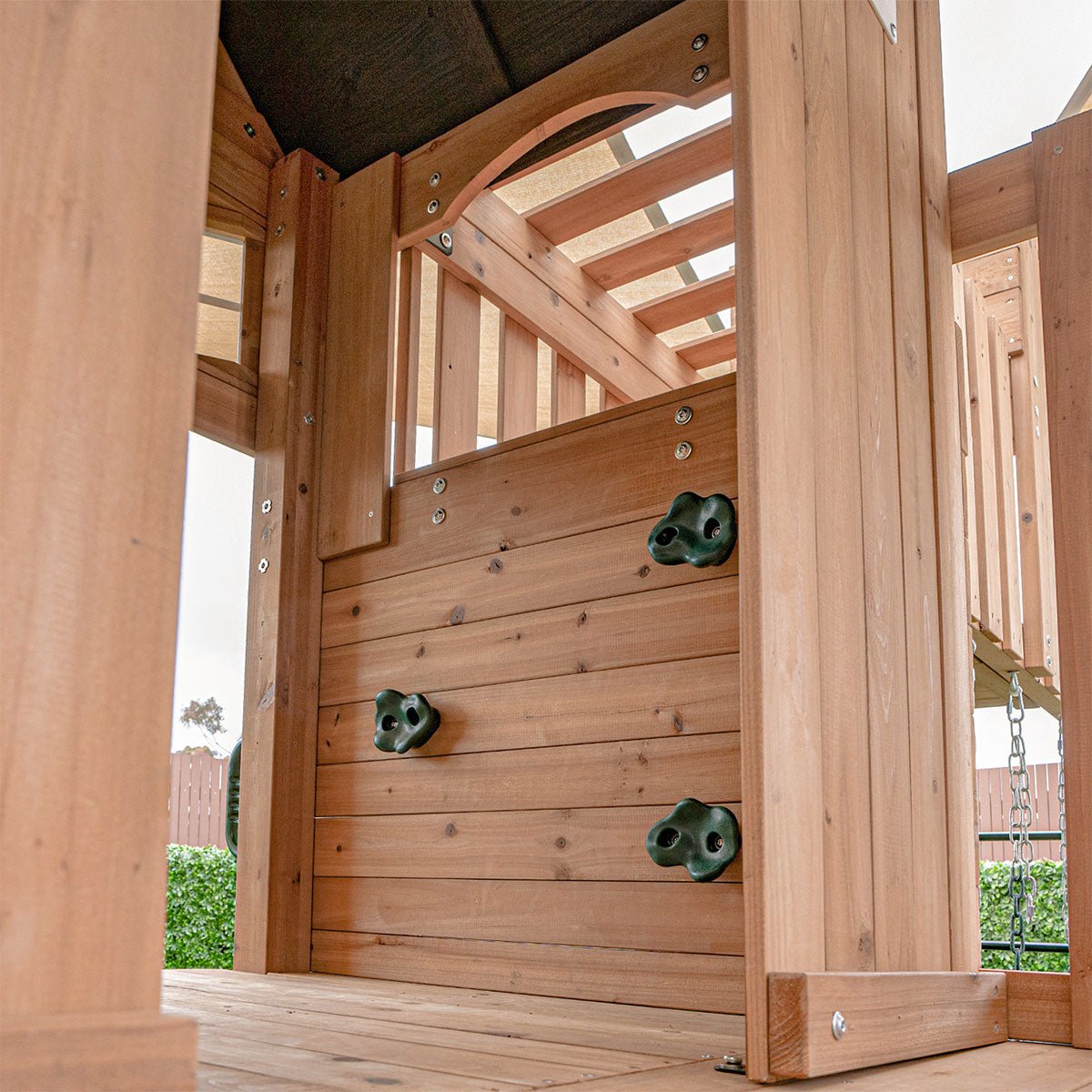 Lifespan Kids Kensington Swing Set, Monkey Bars & Play Centre with 2.2m Slide (Pastel Blue) for kids outdoor play - PlayScapes Australia