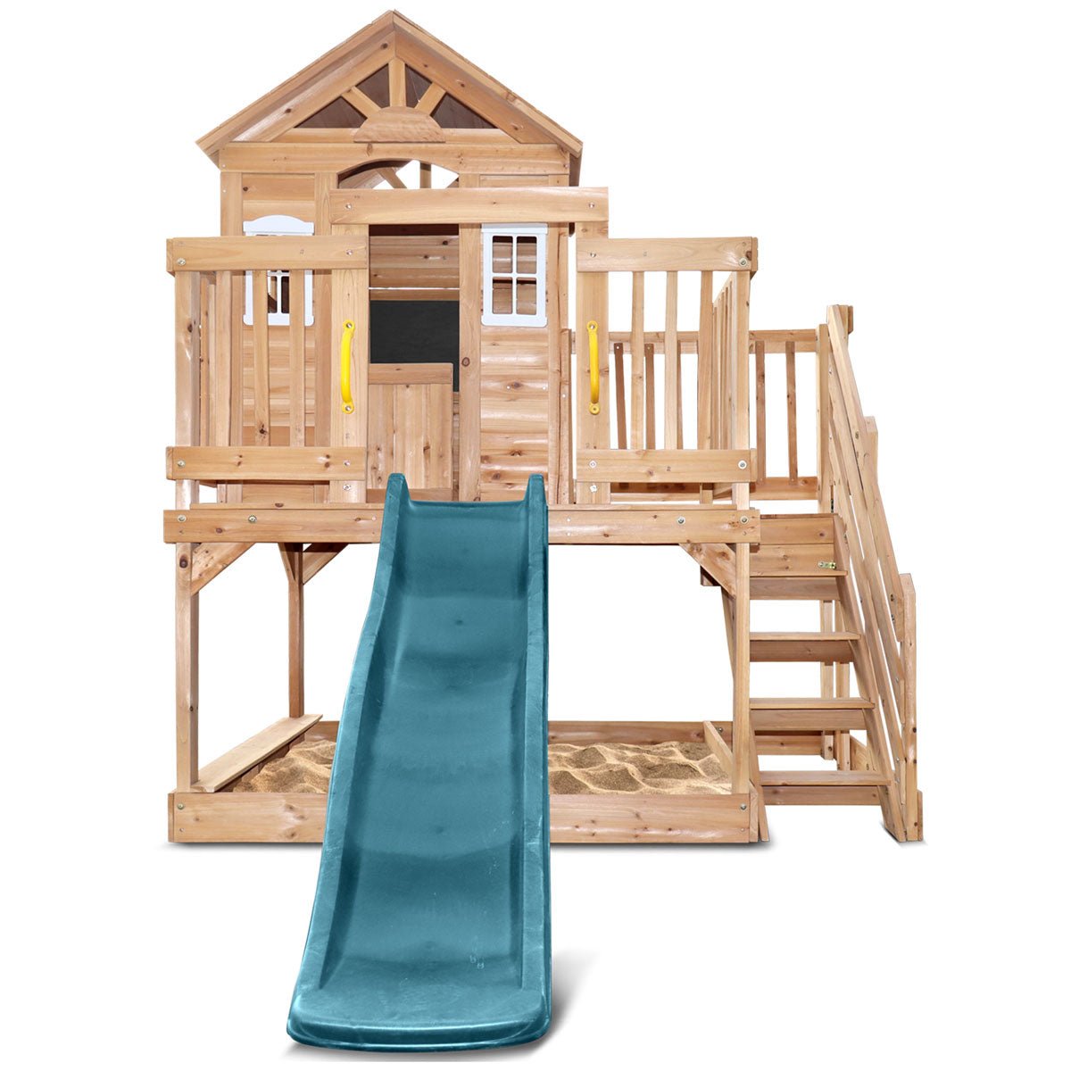 Lifespan Kids Silverton Play Centre. Spacious Cubby House 1.8m Slide for kids outdoor play - PlayScapes Australia
