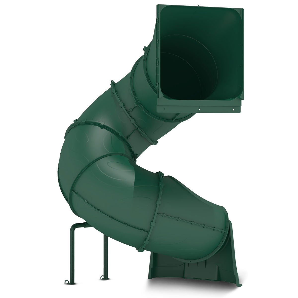 Lifespan Kids Spiral Tube Slide - Green for kids outdoor play - PlayScapes Australia