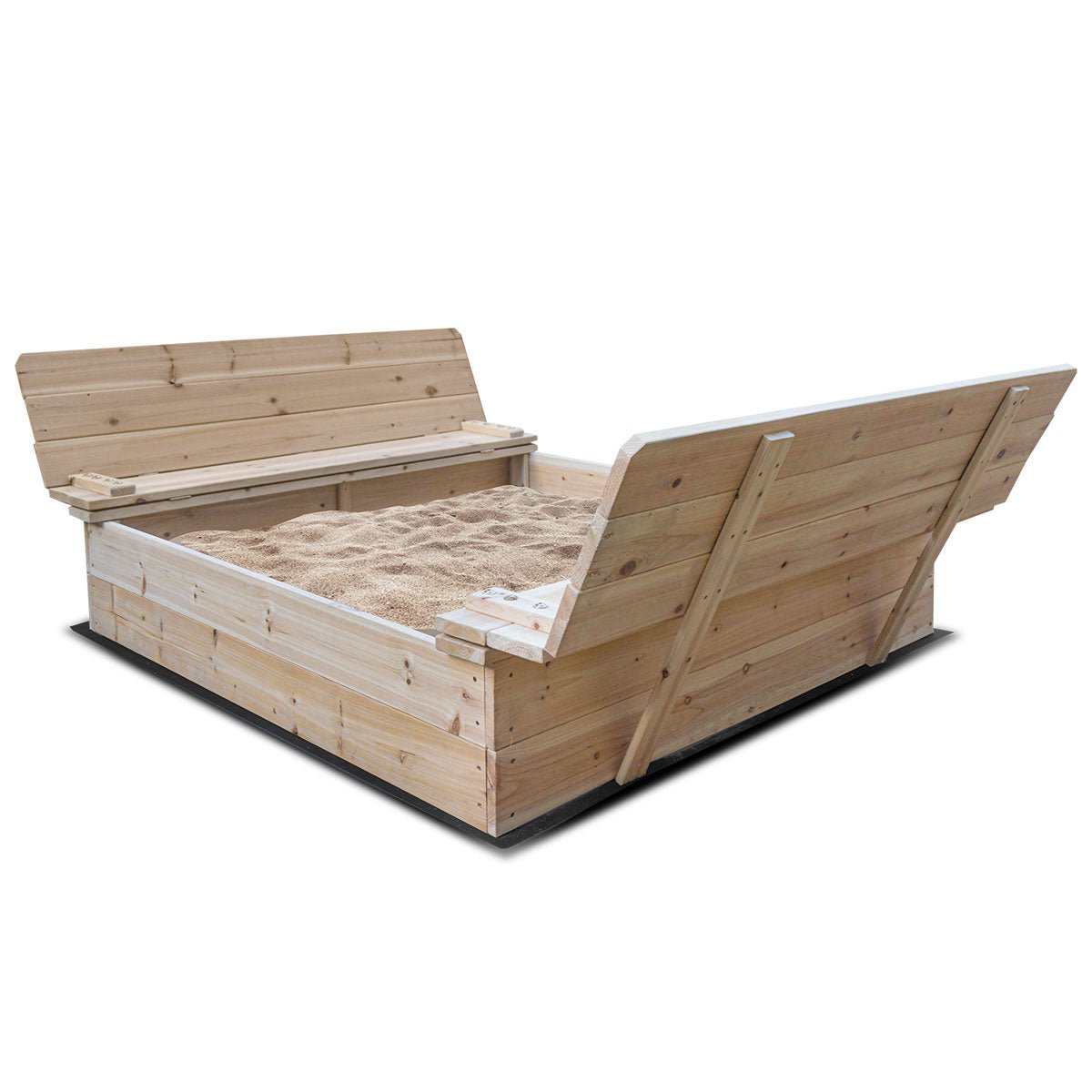 Lifespan Kids Strongbox XL Square Sandpit for kids outdoor play - PlayScapes Australia