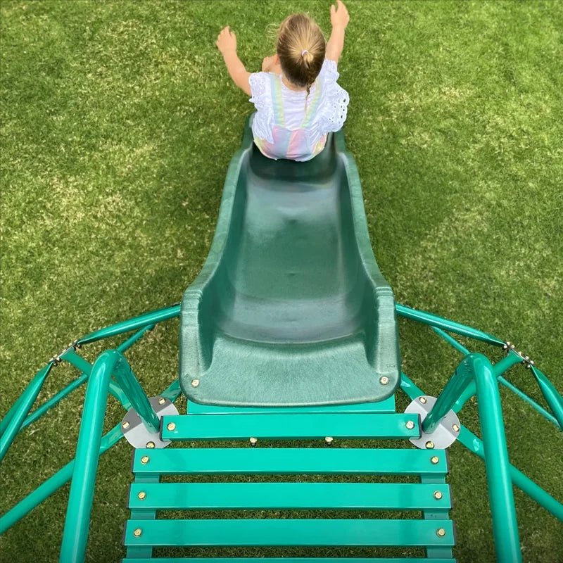 Lifespan Kids Summit 2.0m Dome Climber + 1.8m Slide for kids outdoor play - PlayScapes Australia