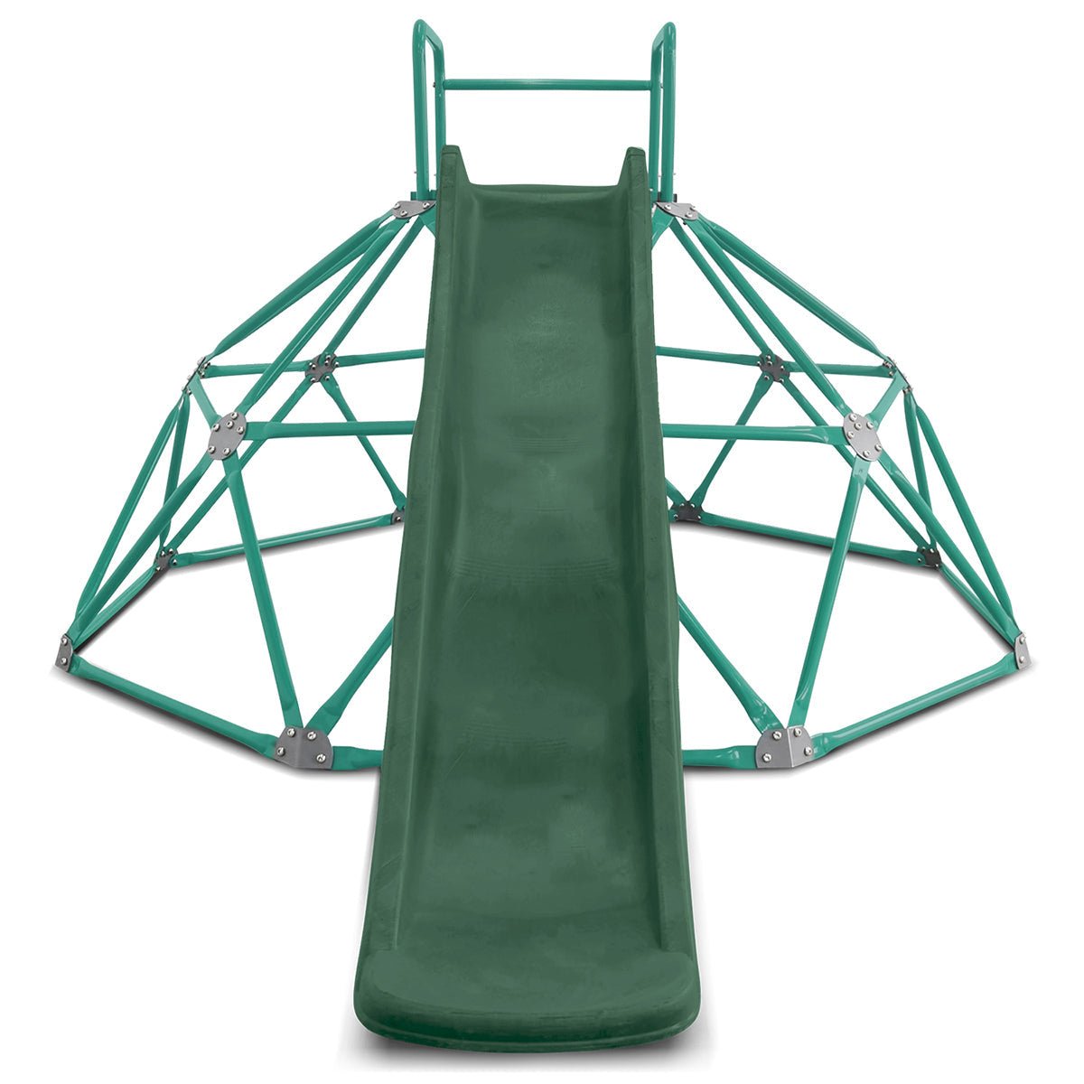 Lifespan Kids Summit 2.0m Dome Climber & 1.8m Slide (Green) for kids outdoor play - PlayScapes Australia