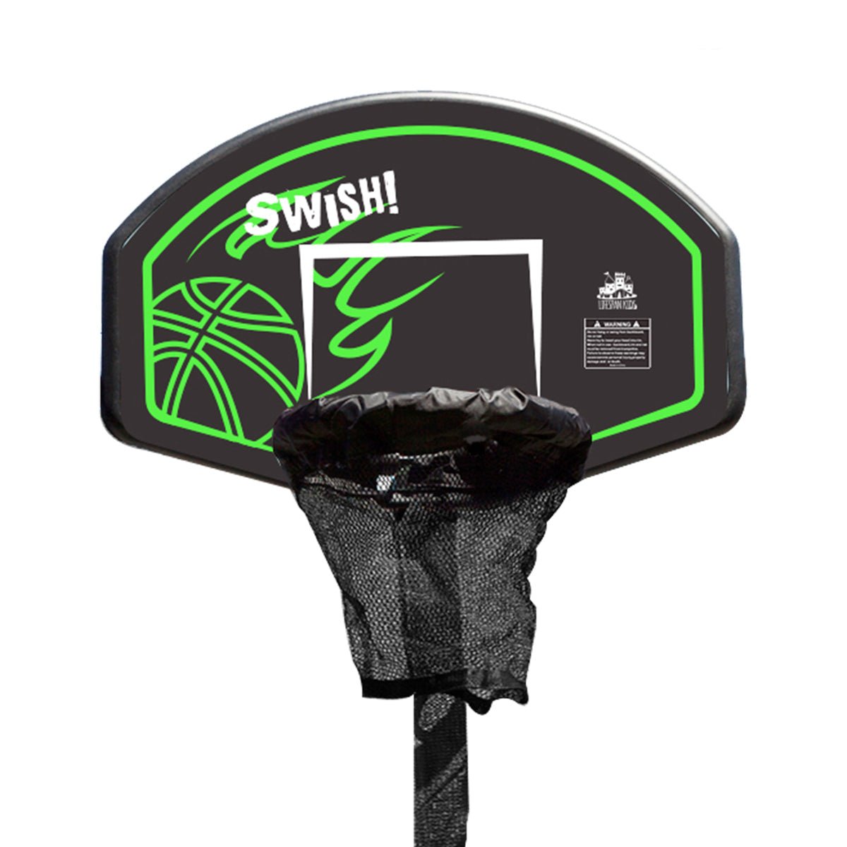 Lifespan Kids Swish Trampoline Basketball Ring (HyperJump P/2/3/4 Compatible) for kids outdoor play - PlayScapes Australia