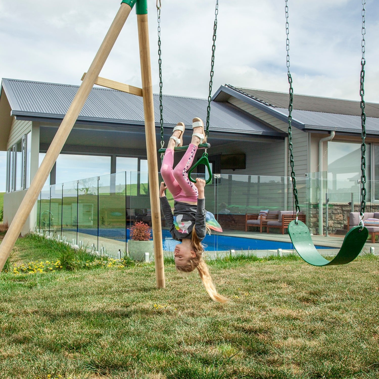Lifespan Kids Wesley Swing Set for kids outdoor play - PlayScapes Australia