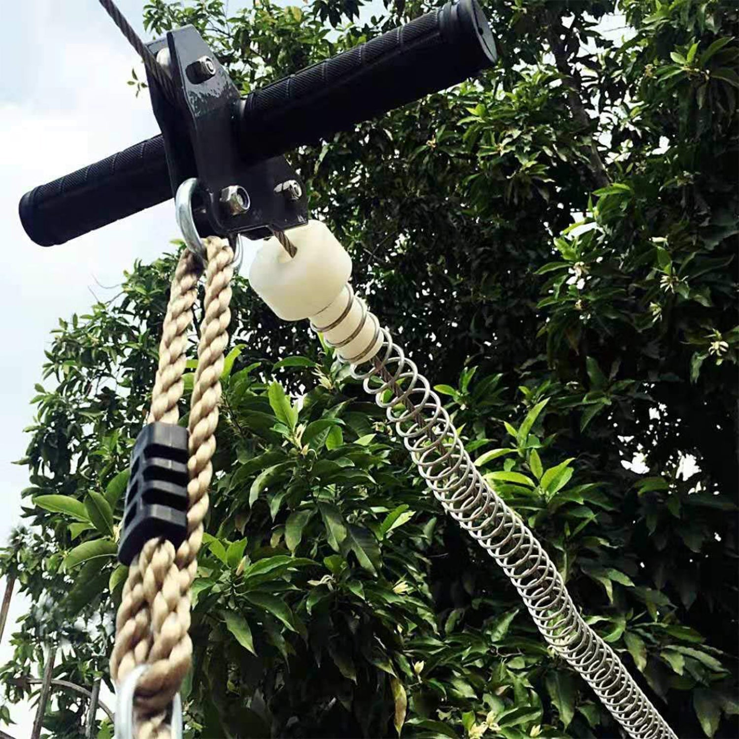 Lifespan Kids Woomera Flying Fox + Red Monkey Swing for kids outdoor play - PlayScapes Australia