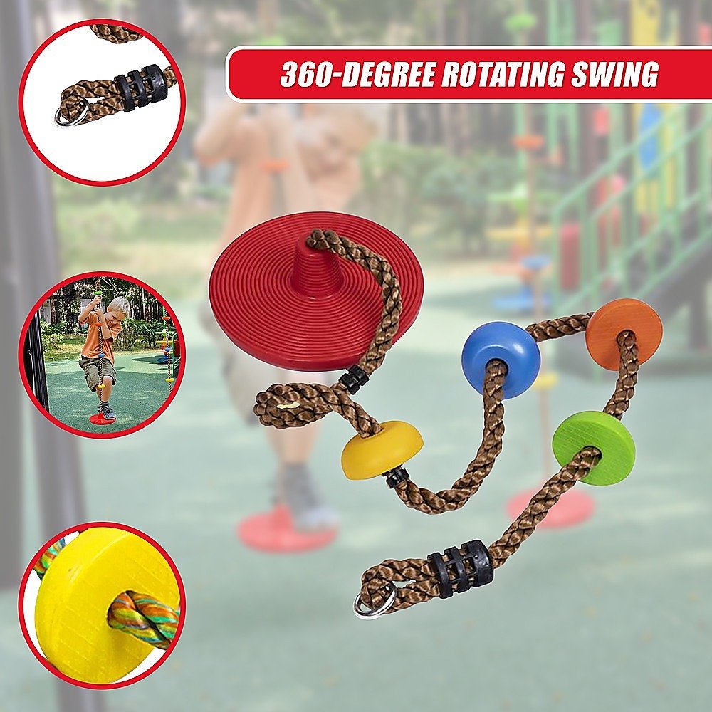 Swing Climbing Rope Outdoor for kids outdoor play - PlayScapes Australia