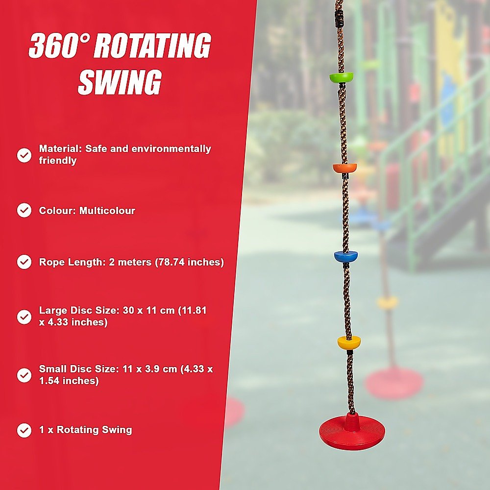 Swing Climbing Rope Outdoor for kids outdoor play - PlayScapes Australia