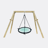 Lifespan Kids Oakley Swing Set with 1m Spidey Web Saucer Swing.