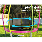 Everfit 6ft Kids Round Trampoline Rebounder