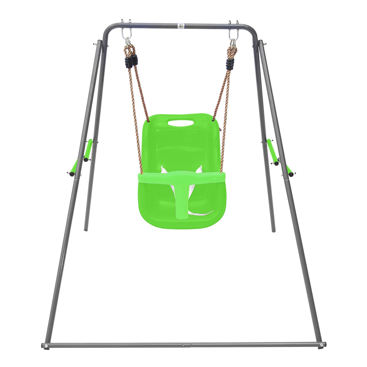 Lifespan Kids Bobcat 2 Foldable & Portable Baby Metal Swing Set.