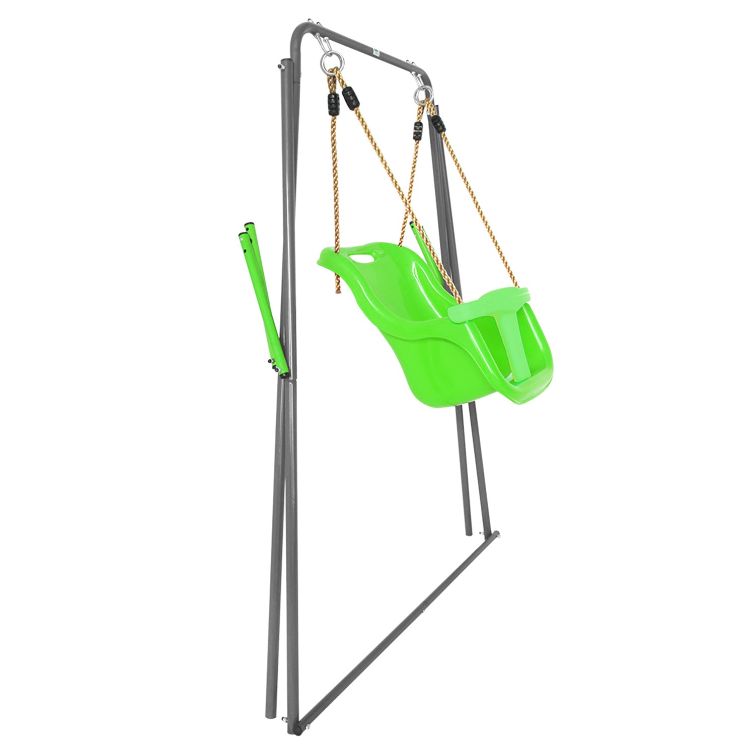 Lifespan Kids Bobcat 2 Foldable & Portable Baby Metal Swing Set.