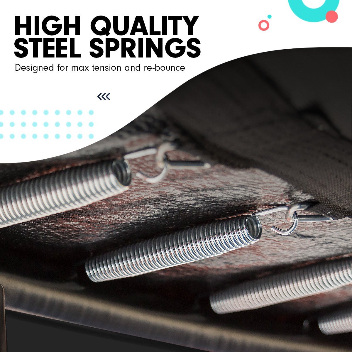 Kahuna 10ft Outdoor Trampoline Kids Children With Safety Enclosure Mat Pad Net Ladder Basketball Hoop Set - Orange for kids outdoor play - PlayScapes Australia