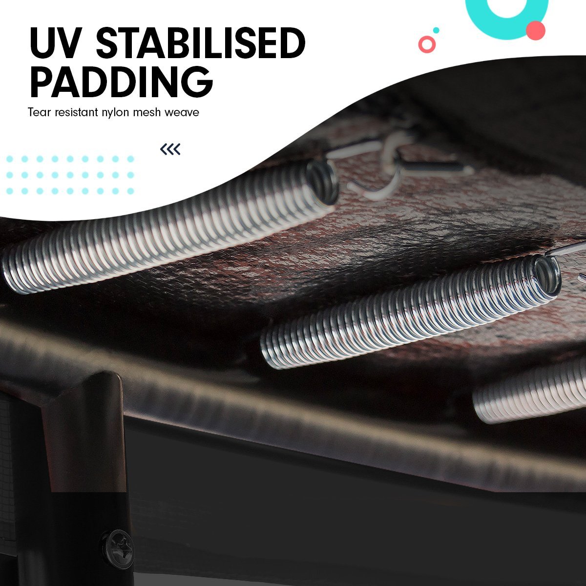 Kahuna 4.5ft Trampoline Round Free Safety Net Spring Pad Cover Mat Outdoor Red for kids outdoor play - PlayScapes Australia