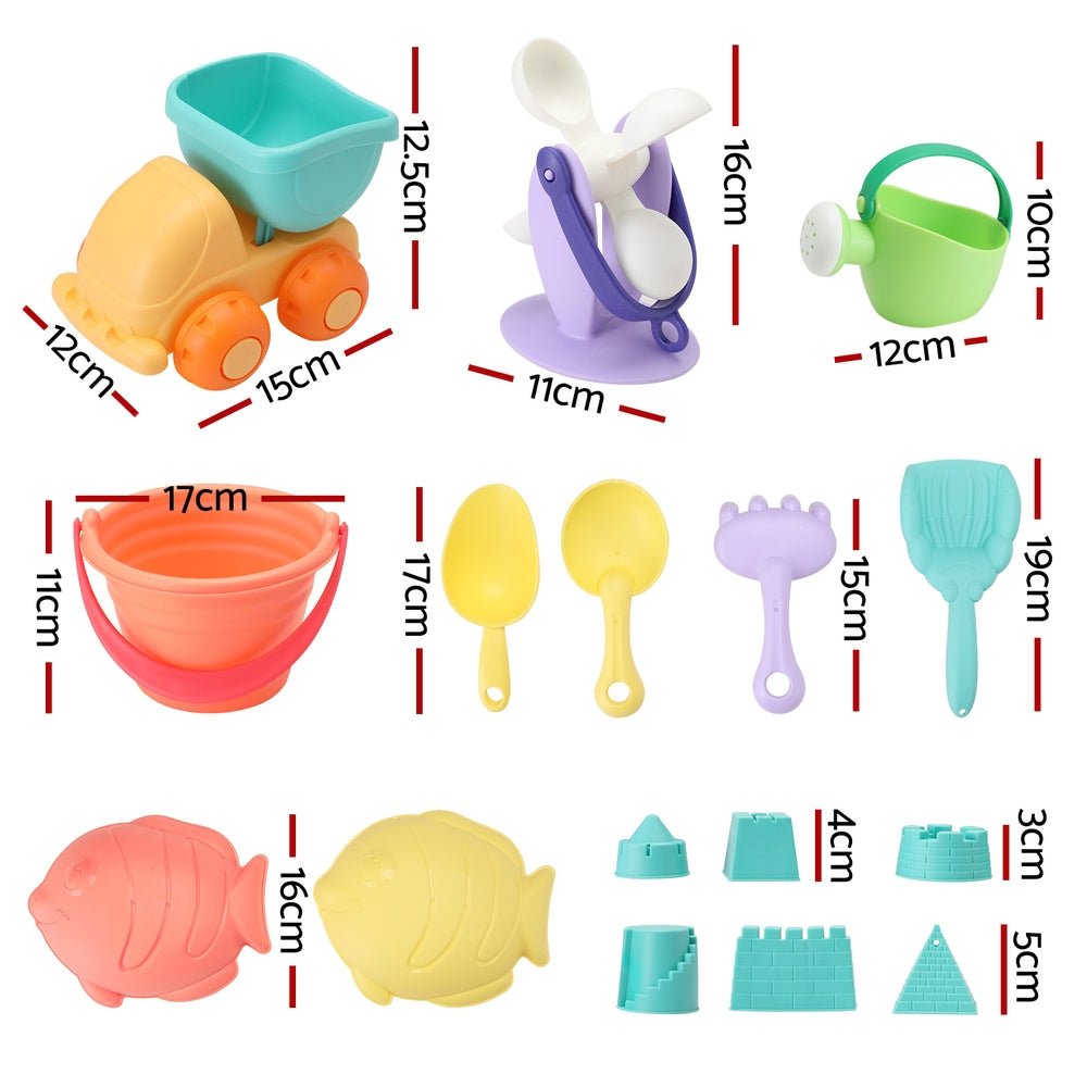 Keezi Kids Water Table Tool Kit Sand Truck Windmill Bucket Shovel Sandpit Toys for kids outdoor play - PlayScapes Australia