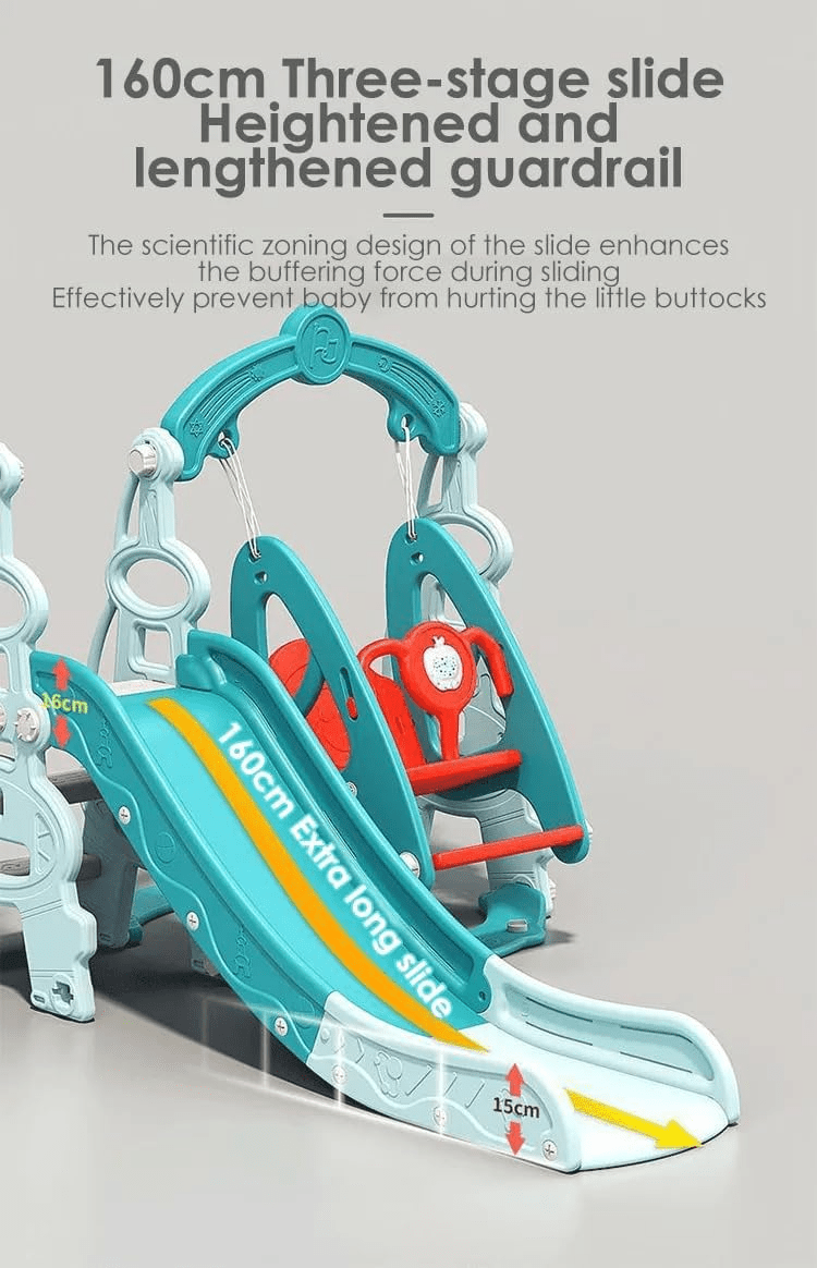 Kids Slide Swing Set Outdoor Toys Playground Activity Basketball Hoop for kids outdoor play - PlayScapes Australia