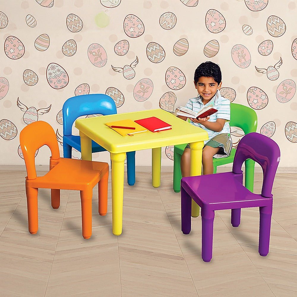 Kids Table and Chairs Play Set Toddler Child Toy Activity Furniture In - Outdoor for kids outdoor play - PlayScapes Australia