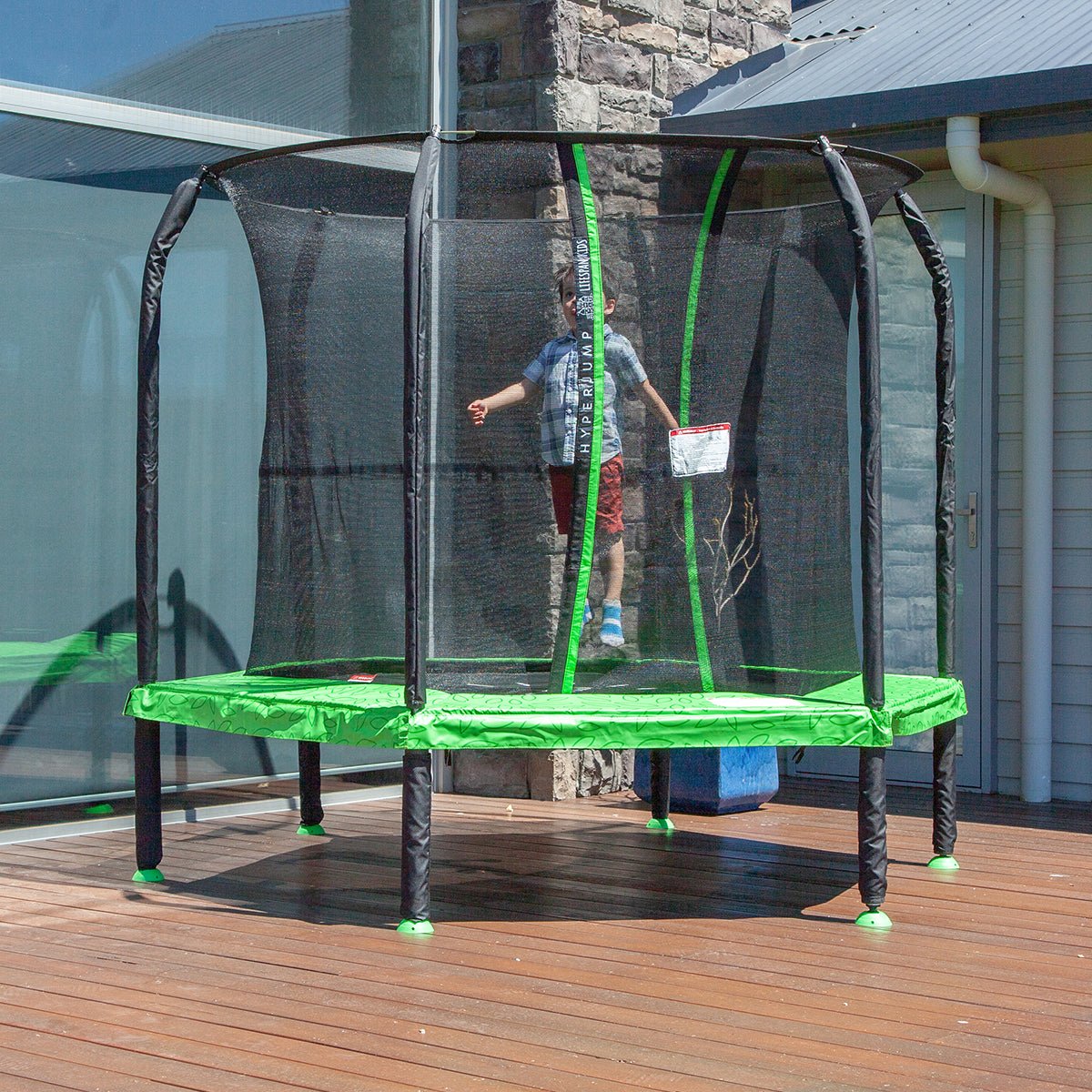 Lifespan Kids 7ft Springless Hoppy 2 Trampoline Set for kids outdoor play - PlayScapes Australia