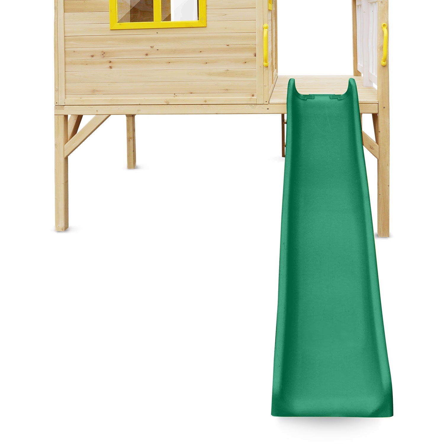 Lifespan Kids Archie Cubby House with Green Slide for kids outdoor play - PlayScapes Australia