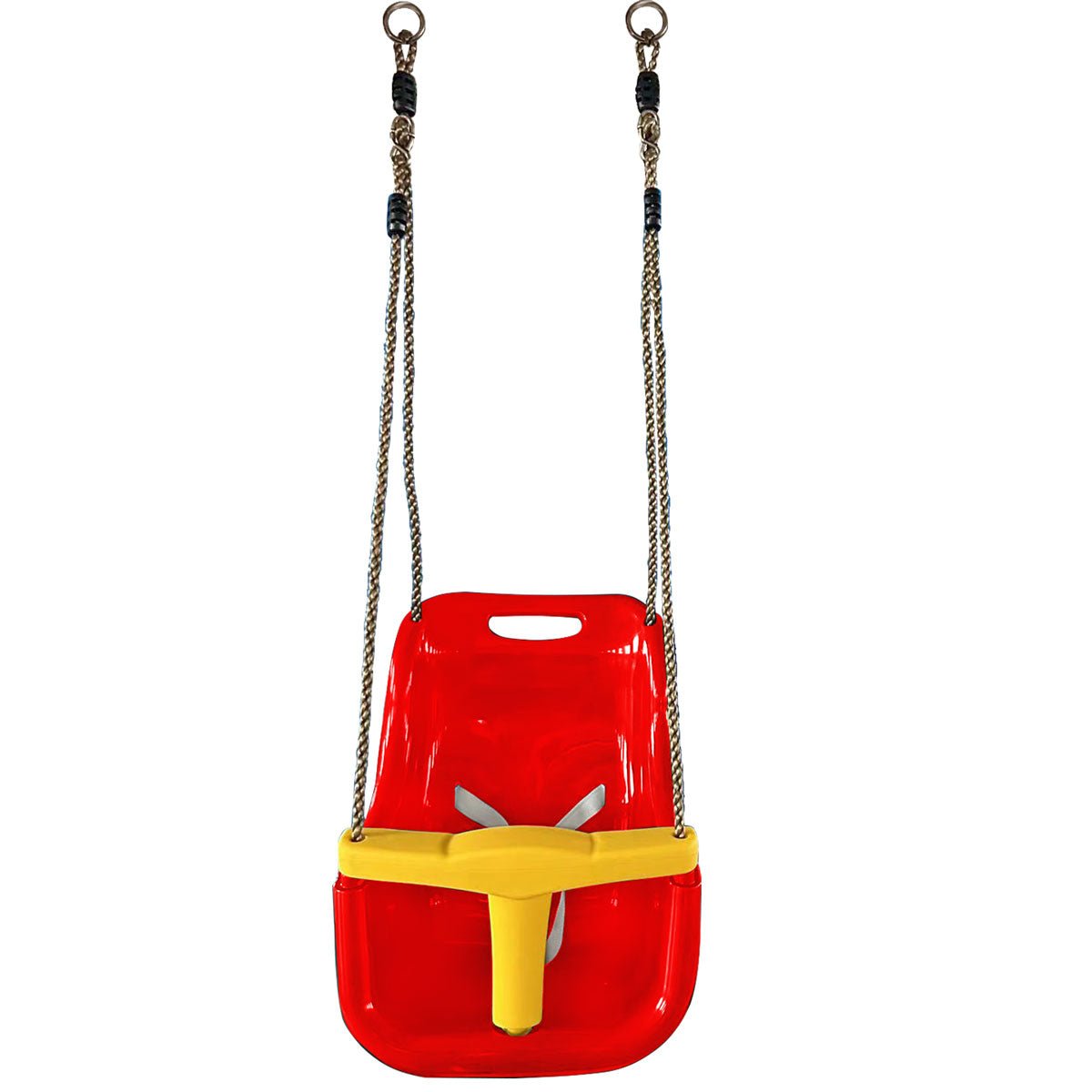 Lifespan Kids Baby Seat - Red & Yellow (Short Rope, 54cm) for kids outdoor play - PlayScapes Australia