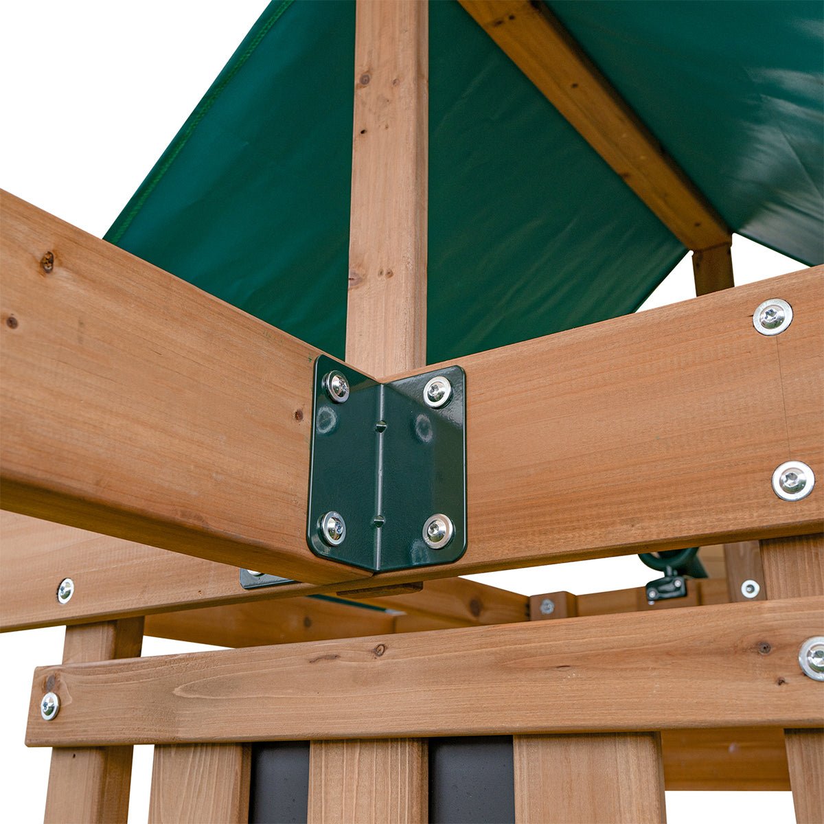 Lifespan Kids Birmingham Swing Set & Play Centre with 2.2m Slide (White) for kids outdoor play - PlayScapes Australia