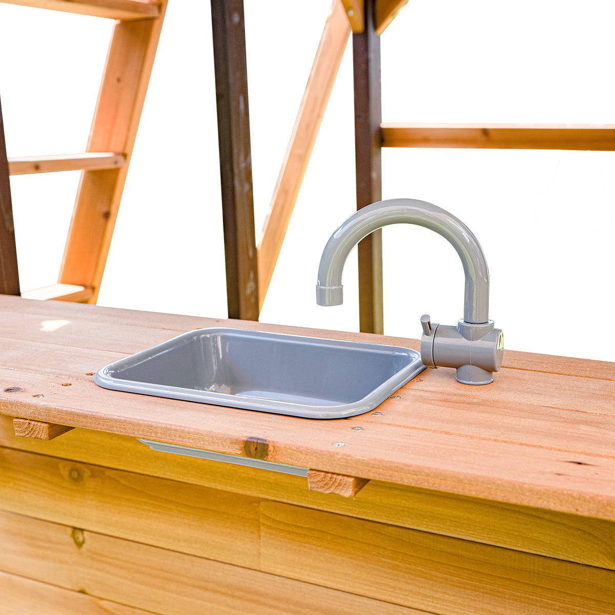 Lifespan Kids Darlington Swing Set & Play Centre with 2.2m Slide (Pastel Pink) for kids outdoor play - PlayScapes Australia