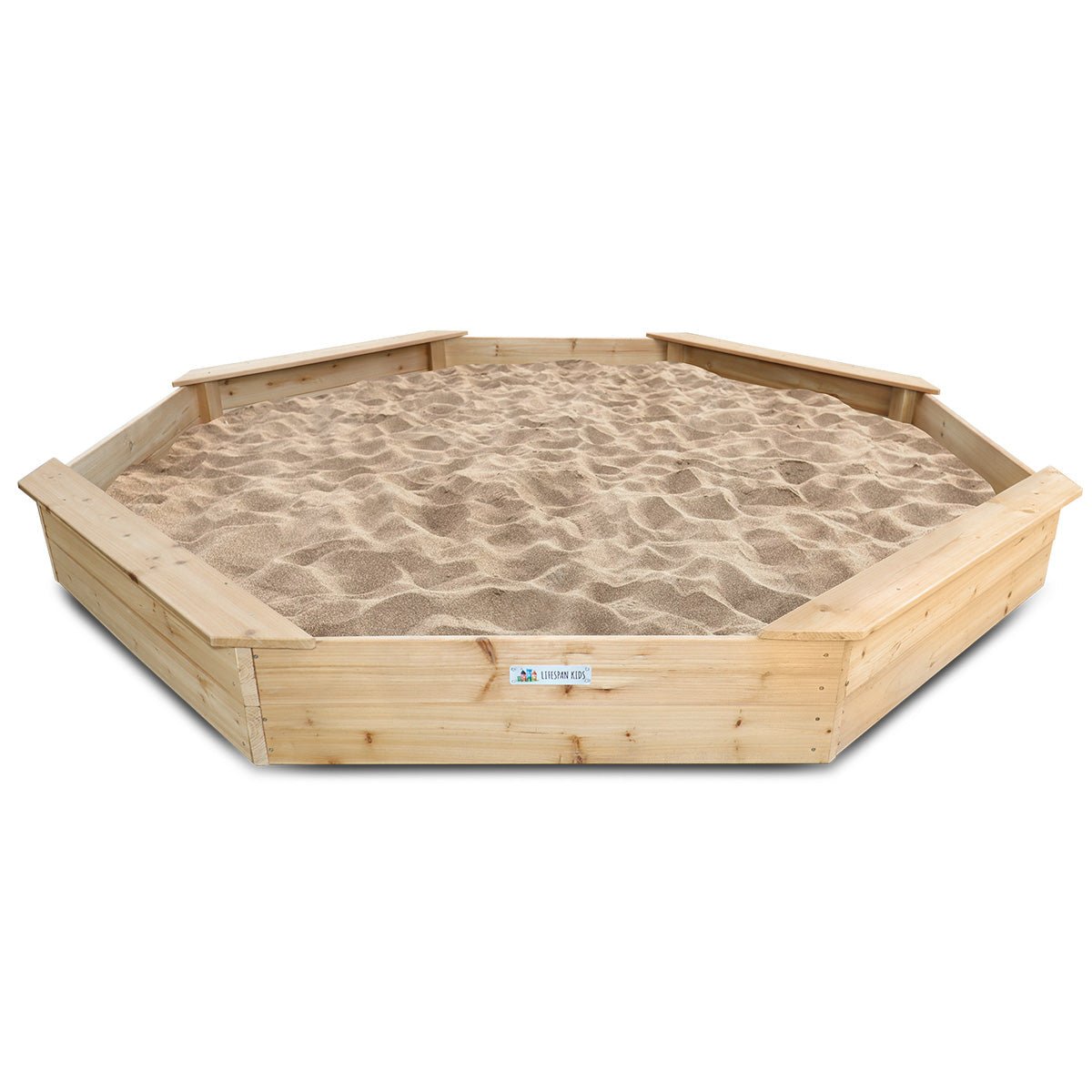 Lifespan Kids Grand Octagonal Sandpit for kids outdoor play - PlayScapes Australia