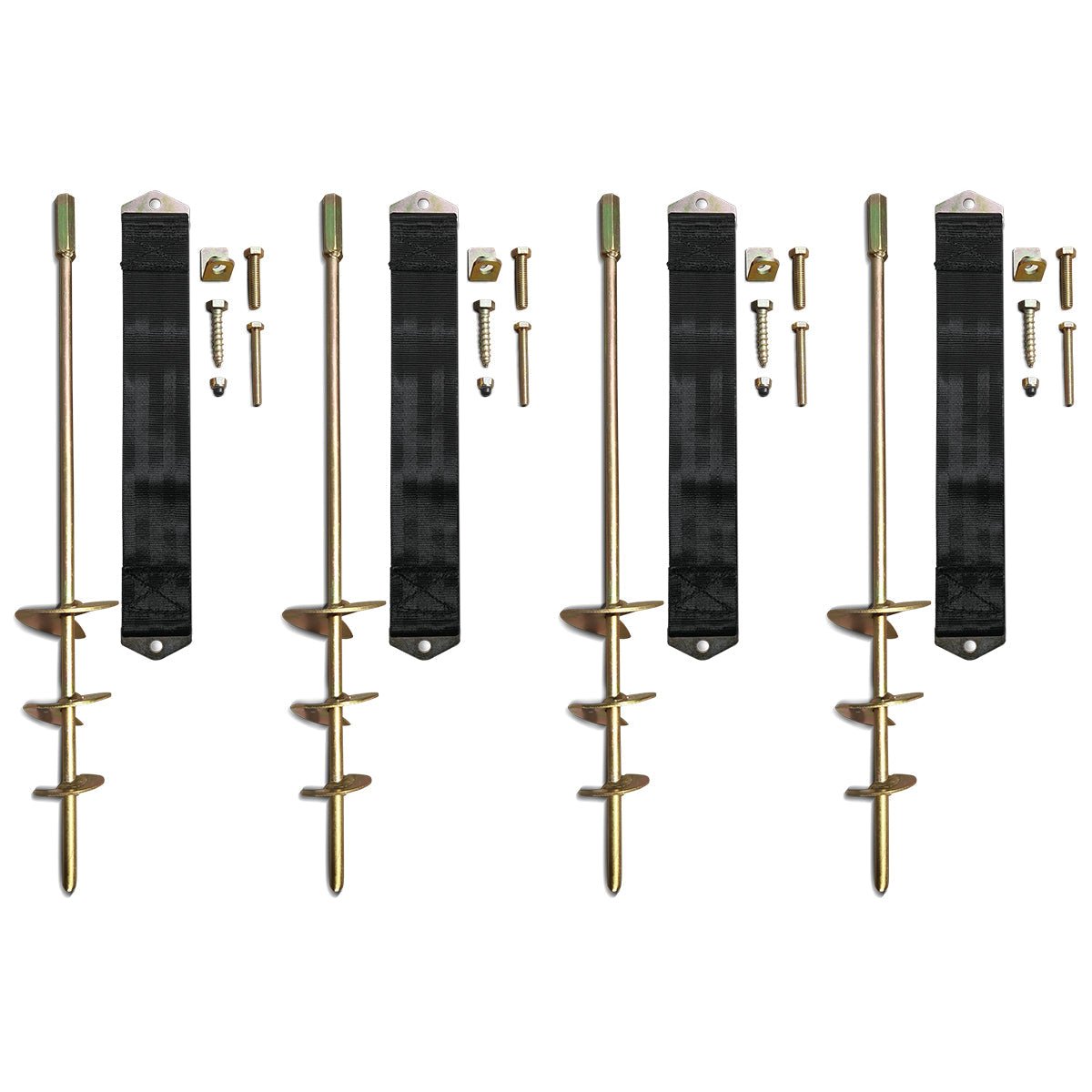 Lifespan Kids Ground Anchor Kit (Set of 4pcs) For Trampoline, Swing Set, Play Equipment for kids outdoor play - PlayScapes Australia