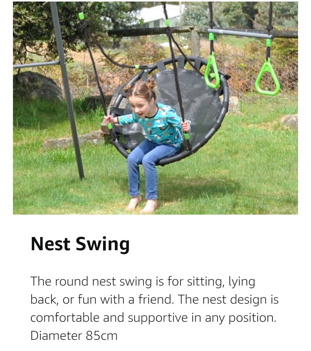 Lifespan Kids Lynx 4 Station Swing Set with Slippery Slide for kids outdoor play - PlayScapes Australia