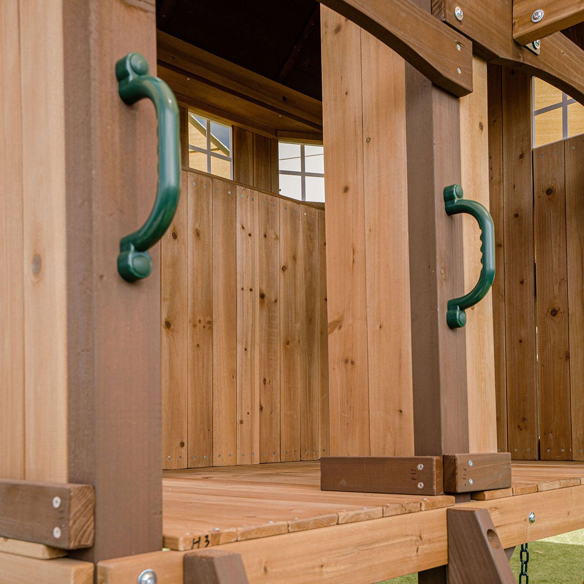 Lifespan Kids Meer Brook Swing Set with Monkey Bars and Play Centre for Backyard Fun