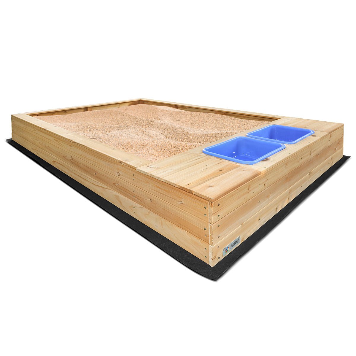 Lifespan Kids Mighty Sandpit with Wooden Cover for kids outdoor play - PlayScapes Australia