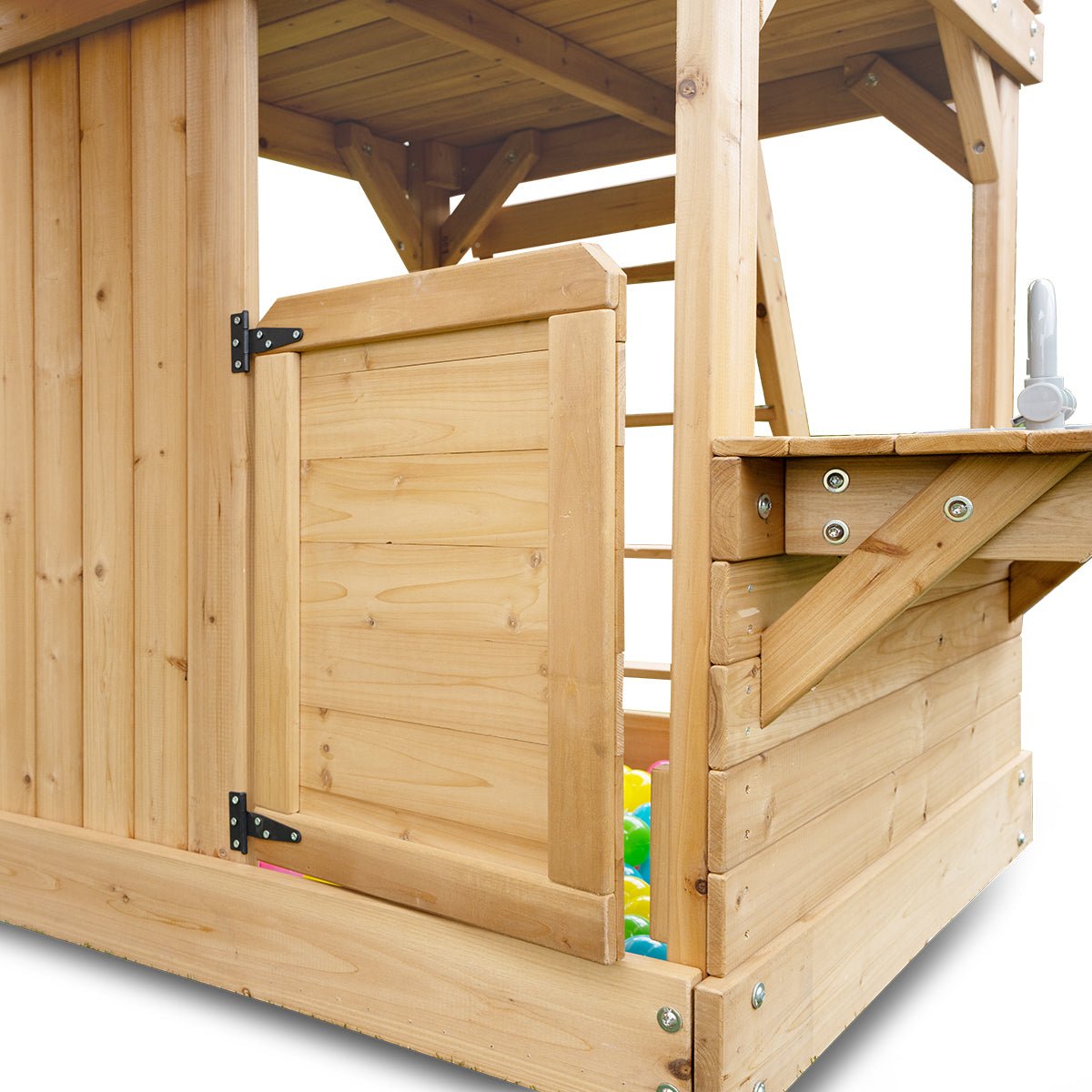 Lifespan Kids Montrose Swing Set & Play Centre with 2.2m Slide (White) for kids outdoor play - PlayScapes Australia