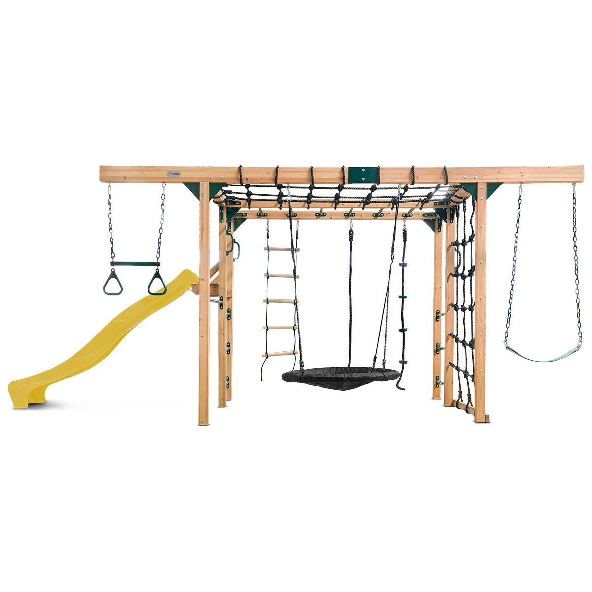Lifespan Kids Orangutan Climbing Cube Jungle Gym Play Centre + Yellow Slide for kids outdoor play - PlayScapes Australia