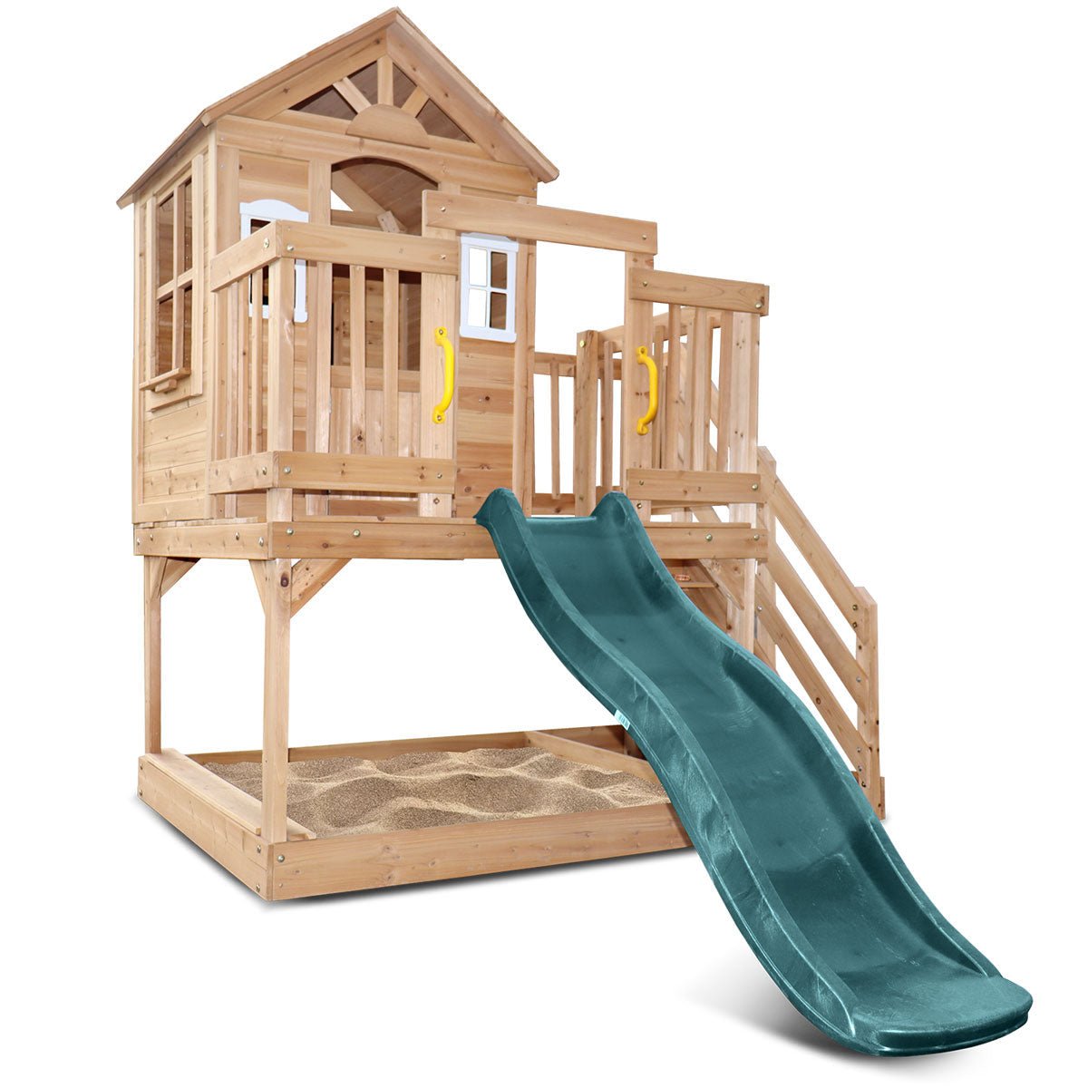Lifespan Kids Silverton Play Centre. Spacious Cubby House 1.8m Slide for kids outdoor play - PlayScapes Australia