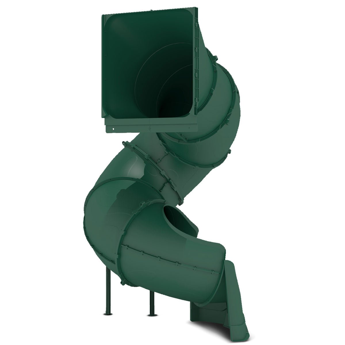 Lifespan Kids Spiral Tube Slide - Green for kids outdoor play - PlayScapes Australia