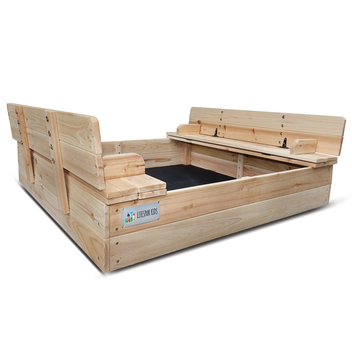 Lifespan Kids Strongbox 2 Square Sandpit for kids outdoor play - PlayScapes Australia