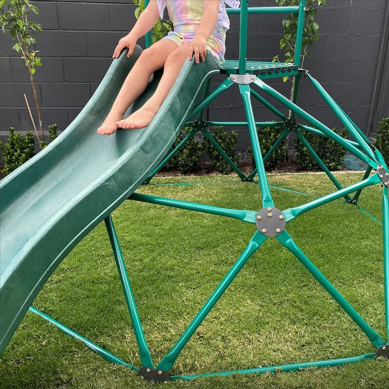 Lifespan Kids Summit 2.0m Dome Climber + 1.8m Slide for kids outdoor play - PlayScapes Australia
