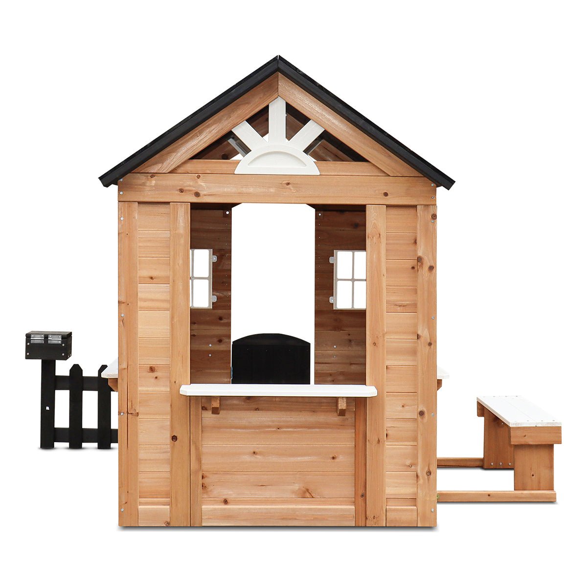 Lifespan Kids Teddy V3 Cubby House Natural for kids outdoor play - PlayScapes Australia